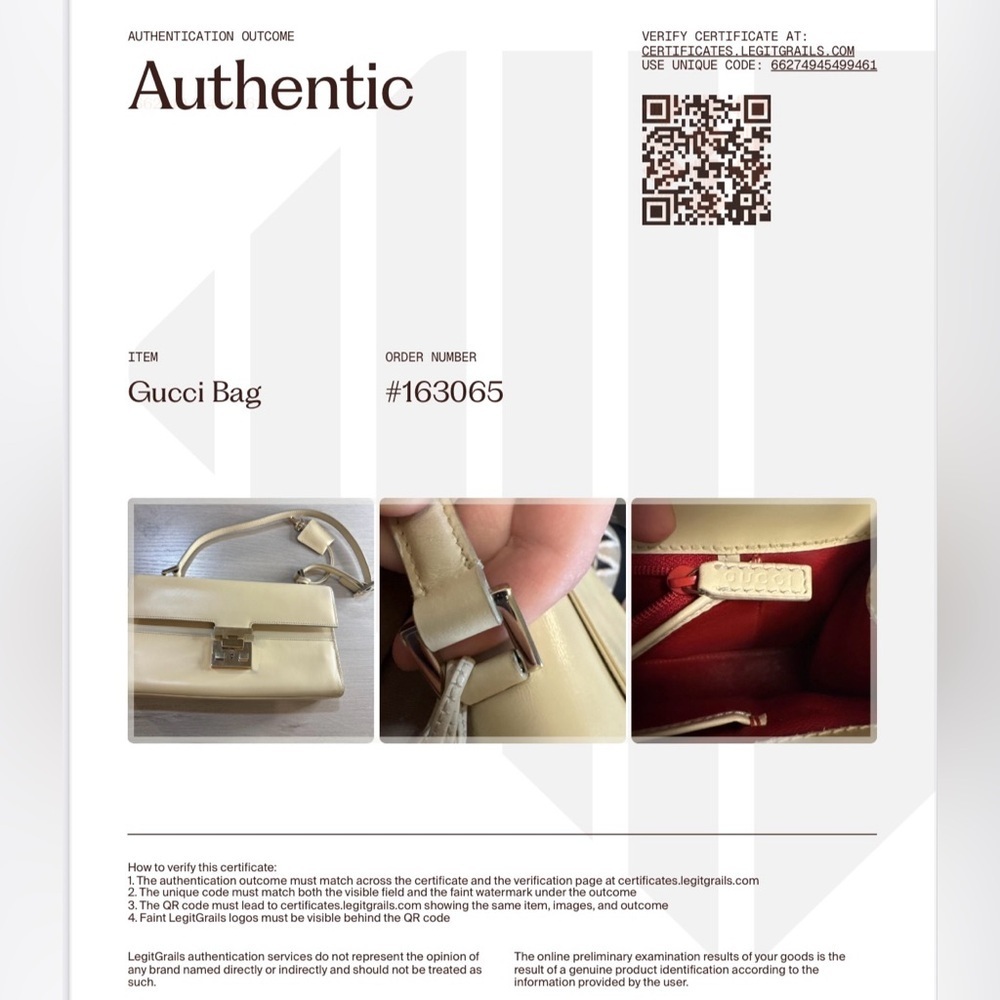 Gucci cream padlock bag with gold Accents. With box and dust bag . - Picture 16 of 16